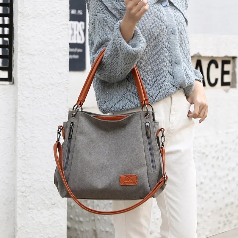 Casual Leather Messenger Bag - Image 2