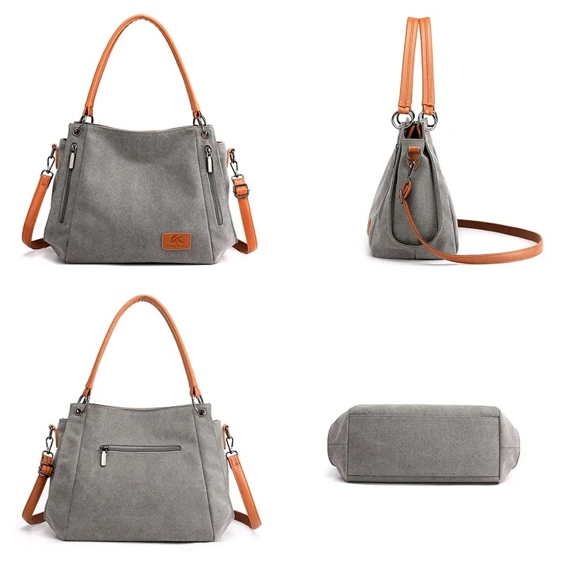 Casual Leather Messenger Bag - Image 3